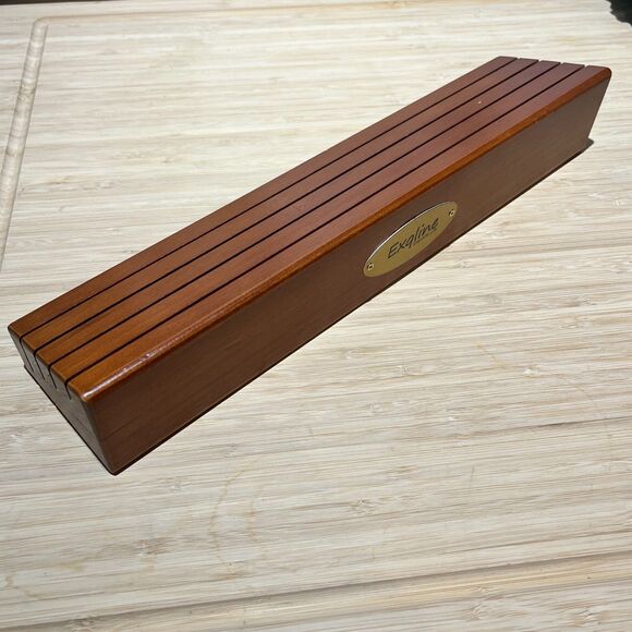 Exqline Wooden Playing Card Holder Organizer NWOB - Picture 2 of 6